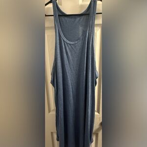 Elegant Blue Draped Dress Women’s Plus Size. Size 2XL